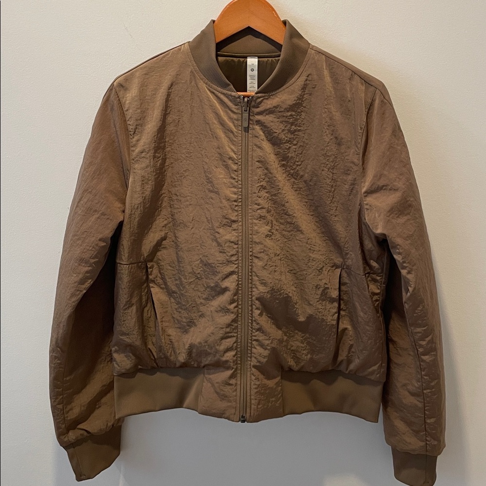 LULULEMON Non-stop  Bomber Reversible Jacket, Size 10 - Picture 2 of 16